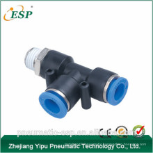 China pst series pneumatic plastic male run tee fittings(PD)